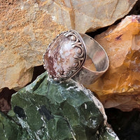Wild Horse Magnesite and Sterling Silver Ring