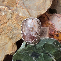 Wild Horse Magnesite and Sterling Silver Ring