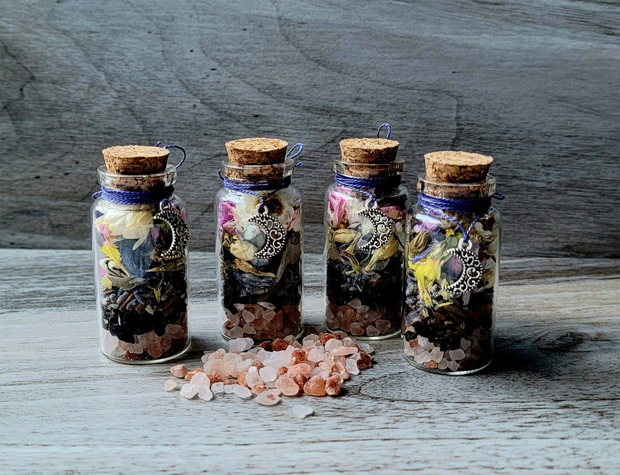 Grounding Jars, Witch Jars, Protection Spell Jar Blessing Jar