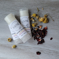 Organic Lip Balm with Chamomile and Hibiscus